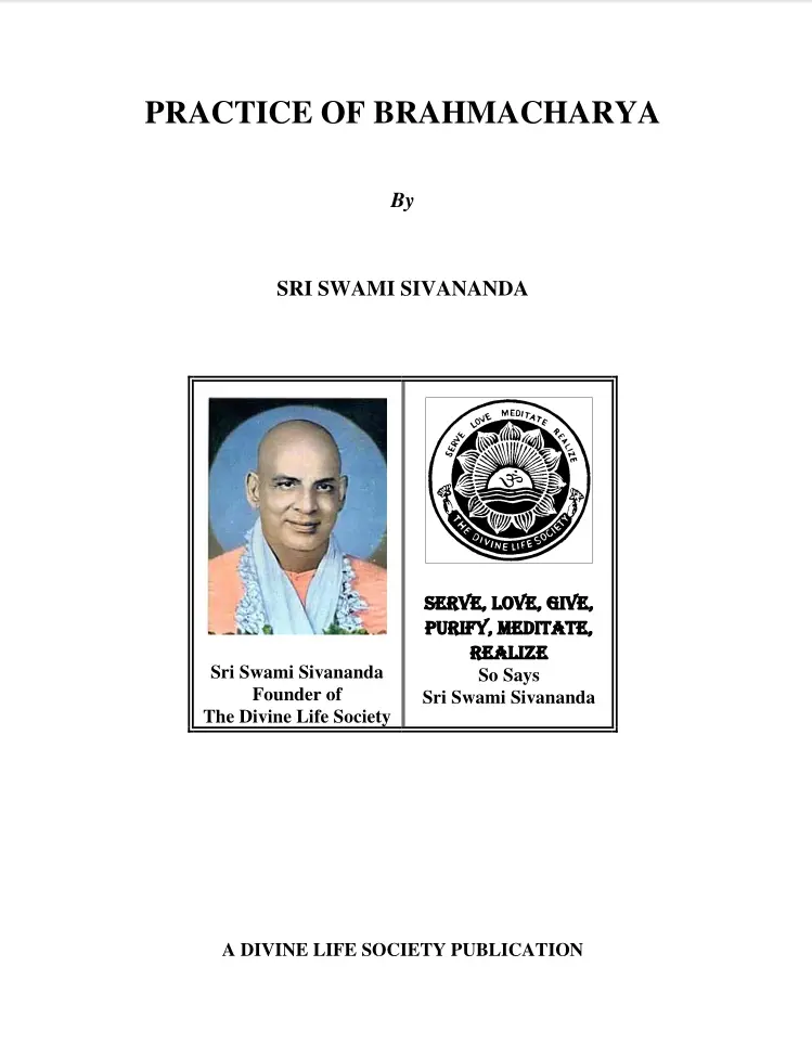 Practice of Brahmacharya Book Cover