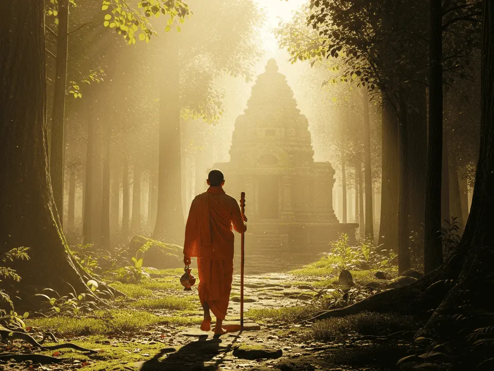 Om symbol representing the divine consciousness